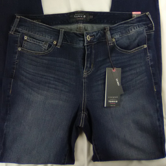 torrid Denim - TORRID MEDIUM WASH STRETCHY SKINNY JEANS Sz16R L30